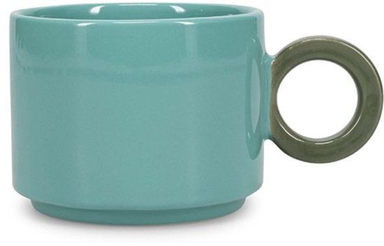 Ona Beker 28cl blauw/groen Lou
