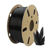 Filamentive PLA – zwart/zwart – 1,75 mm 3D-printfilament, gerecyclede materialen + 100% recyclebare kartonnen spoel – maakt duurzaam 3D-printen mogelijk (1 kg)