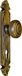Imex El Zorro 76810-knop, messing, rustiek, met mondstuk, 275 x 45 mm