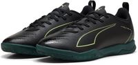 Puma Ultra 6 Play IT Zaalvoetbalschoenen Junior Zwart/Groen Maat 30