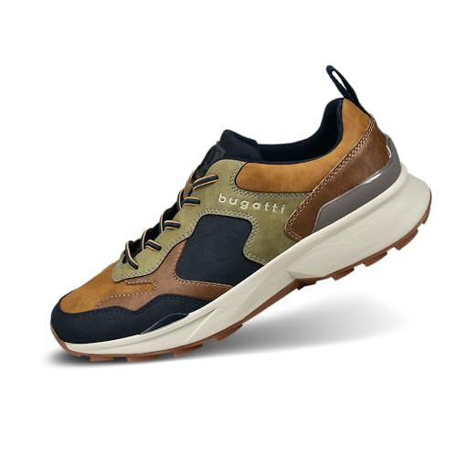 bugatti Heren 342-AG402 veterschoenen - donkerblauw/multicolor - 43 EU
