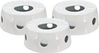 Svenska Living Rechaud - 3x - warmhoudplaat - porselein - wit - 16 x D14 cm