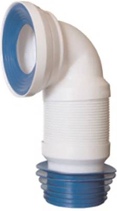 Aloni Flexibel Toilet Aansluitstuk Bocht 90° Aansluiting Conisch Ø90-110