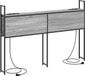 vidaXL Sonoma grijs hoofdeinde 160 cm bewerkt hout