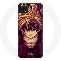 Maniacase Hoesje voor Samsung Galaxy A22 5G Manga Zeven hoofdzonden Demon