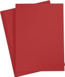 Creotime Karton - Rood - A4 - 21x29,7cm - 220 grams - 10 vellen