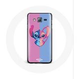 Maniacase Etui voor Samsung Galaxy J3 Stitch en angel blauw roze