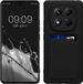 kwmobile telefoonhoesje geschikt voor Xiaomi Redmi Note 14 Pro 5G/14 Pro+ 5G/Poco X7 - Hoesje met pasjeshouder - TPU case in mat zwart