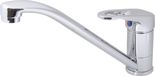 Plieger Robinet de cuisine - 1 trou - Bec pivotant - Chrome