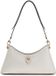 GUESS Patsie Sac porté épaule Crème Blanc crème