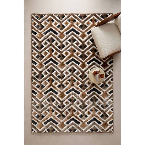 Studio LIVIT vloerkleed bruin/zwart (290x200 cm)