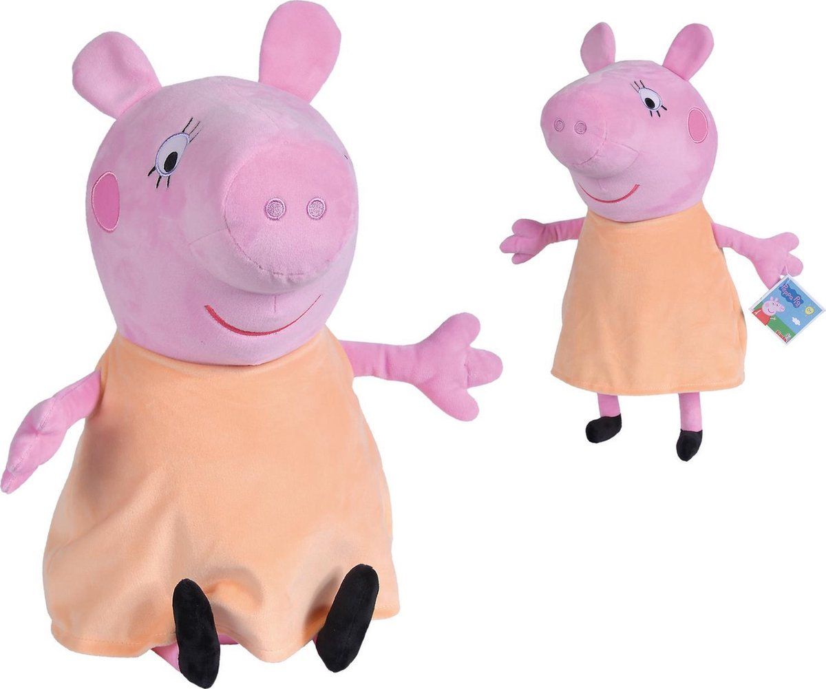 Simba Mama Pig Knuffel - 33 cm - Roze