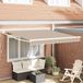 Maison Exclusive - Parasol manuel, 3,5 x 2,5 mètre, beige, 100% polyester