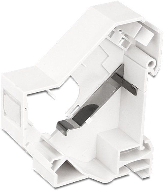 Delock Keystone Halterung für Hutschienen + Erdung
