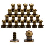 CZ Store Ronde messing klinknagels | 25 stuks | 6x8 mm | Levenslange garantie