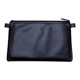 Banktas effektivo Banktas portemonnee met ritssluiting en lussen 27 x 17 cm kunstleer zwart voor documenten tot A5