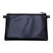 Banktas effektivo Banktas portemonnee met ritssluiting en lussen 27 x 17 cm kunstleer zwart voor documenten tot A5