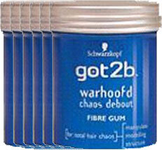 Got2b Warhoofd-fibre Gum Voordeelverpakking 6x100ml