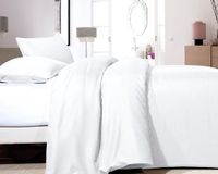ZENsation Satin Point - Dekbedovertrek - Eenpersoons - 140x200/220 + 1 kussensloop 60x70 - Wit