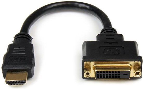StarTech.com 20cm HDMI naar DVI-D Video Verloopkabel - HDMI naar DVI-D