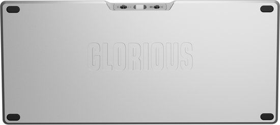 Glorious Gaming GMMK 3 PRO 75% Prebuilt toetsenbord Gamen USB + RF Wireless + Bluetooth QWERTY Amerikaans Engels Zilver