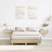 Maison Exclusive - Sommier sans matelas Chêne Sonoma 140x190 cm Matériau dérivé du bois