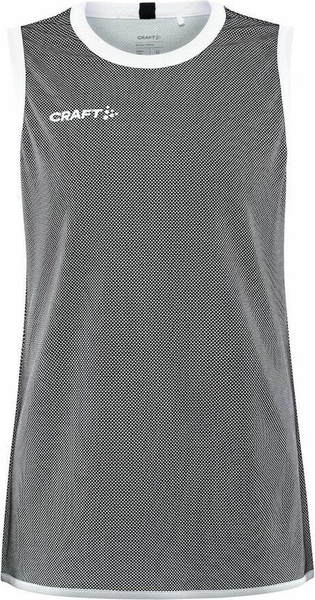 Craft Progress Reversible Basket Singlet - Black/White - XS