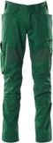 Mascot Accelerate Pantalon de travail avec poches genoux - Vert - Taille 48