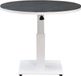 AVH-Collectie San Sebastian lounge dining tuintafel 90 cm rond wit hoogte verstelbaar