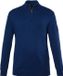 JP 1880 Troyer en maille pour hommes avec fermeture éclair au col, écusson sur la manche, jusqu'à 7XL, bleu nuit, taille 5XL