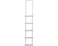 Talamex Échelle de corde - 5 échelons - Blanc - Nylon