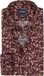 OLYMP Luxor modern fit chemise - dobby - bordeaux rouge motif - Repassage facile - Tour de cou : 40 (taille UE : M)