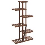 VidaXL Plantenstandaard 75x25x140,5 cm massief vurenhout
