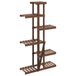 VidaXL Plantenstandaard 75x25x140,5 cm massief vurenhout