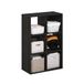 Furinno Pelli Kubieke multifunctionele kleding & kast opslag organizer plank, 6-kubus, espresso