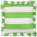 Riva Home Kekke Kussens - Buitenkussen - Palm Royale - Groen/wit - 50x50cm