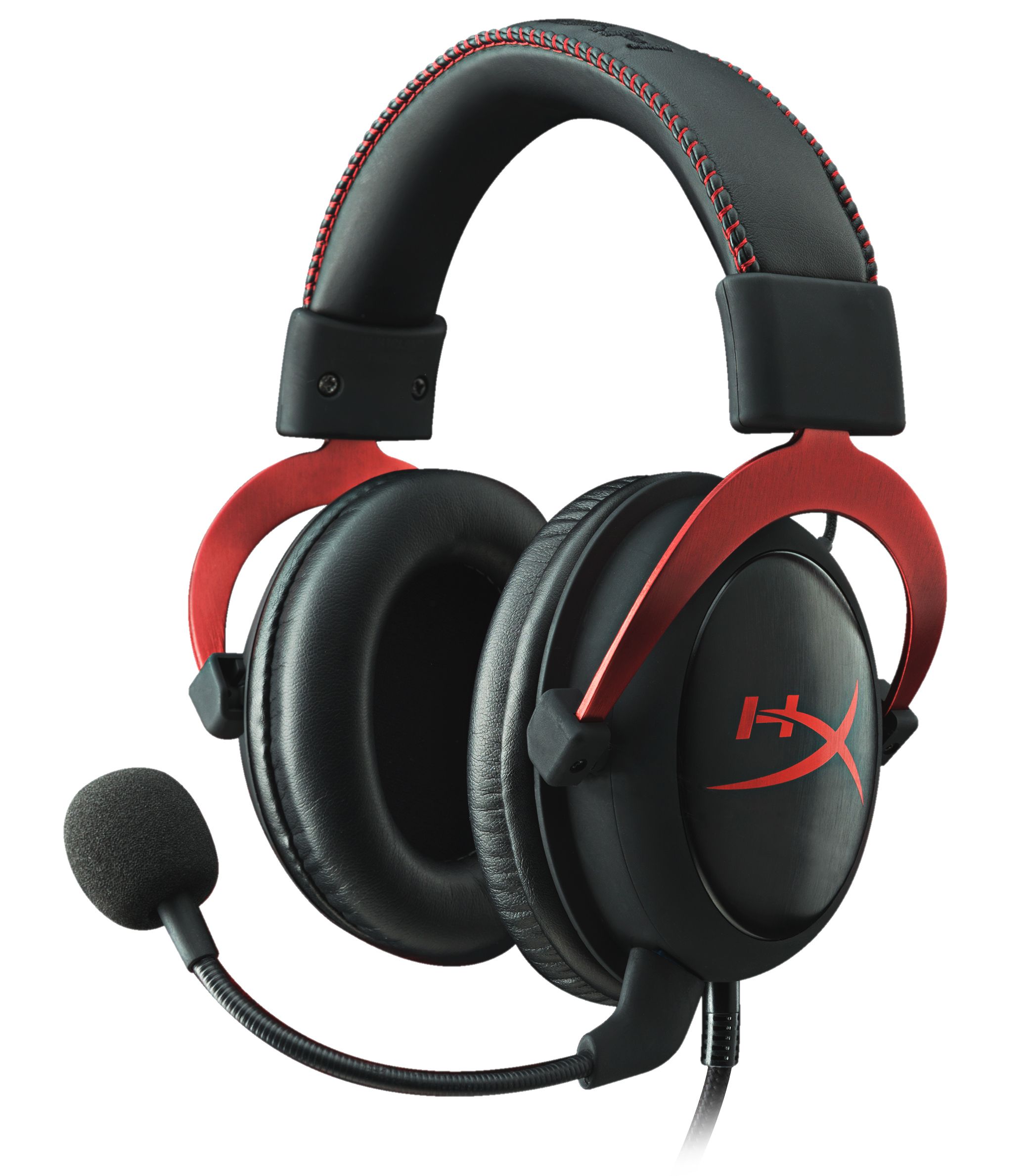 HyperX Cloud II Gaming Headset - 7.1 Surround Sound - Black/Red