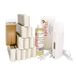 EpilWax Royal Waxing Kit Compleet met: professionele wax heater, 12 Roll-On waxen 100 ml Chocolade (geur), 100 waxing strips, 1 fles van 250 ml na waxen olie (Royal Chocolate 12)