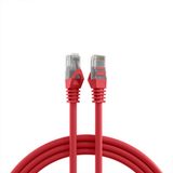 Kupferverkabelung RJ45 Patchkabel Cat.5e U/UTP LSZH, CCA AWG24/7 rot 30m