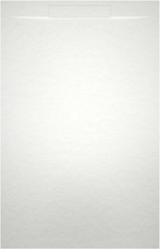 Riho Isola Douchebak - 100x90 cm - Mat Wit - Rechthoek - Composiet