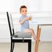 Ibenzoa® Siège d'appoint pour chaises de salle à manger – Rehausseur de chaise portable et confortable avec harnais de sécurité