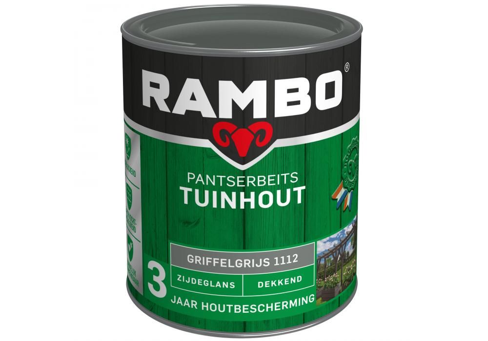 Rambo Pantserbeits Tuinhout Zijdeglans Dekkend - 8716242827443