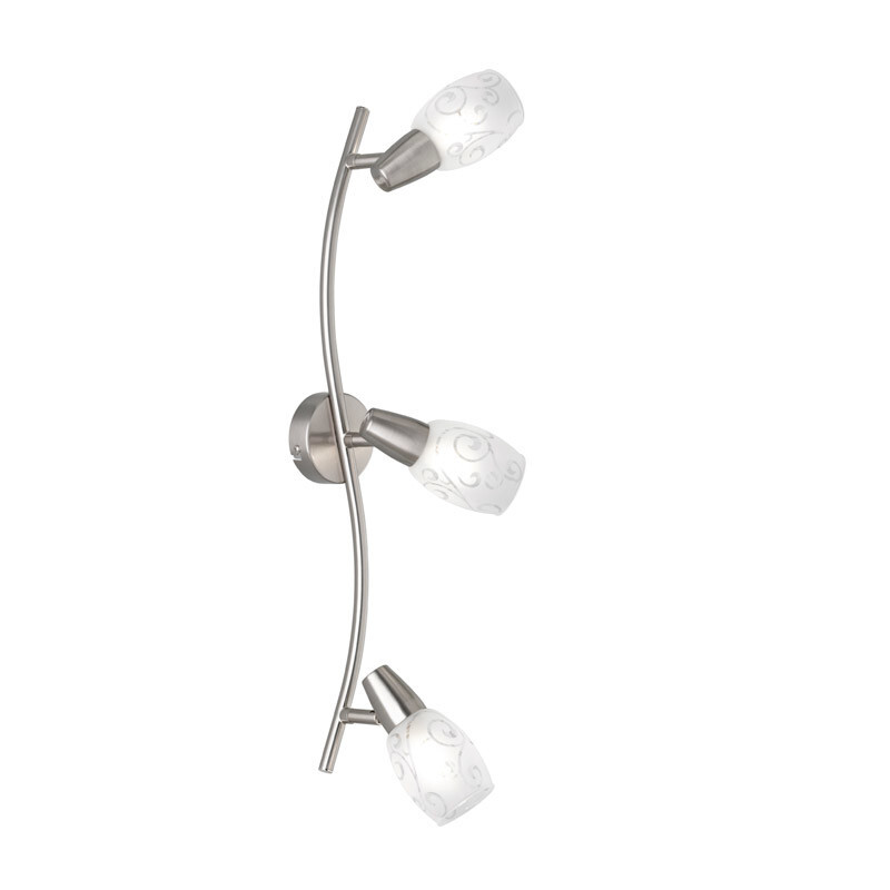 Trio Spotlamp Reality Colmar Nikkel Mat 3-lichts R80023007