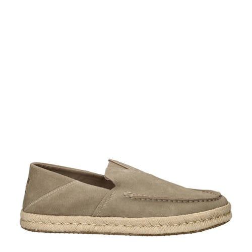 Toms suède espadrilles taupe