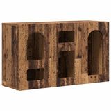 vidaXL Dressoir ELST Oudhout 100 x 35 x 59 cm Bewerkt hout