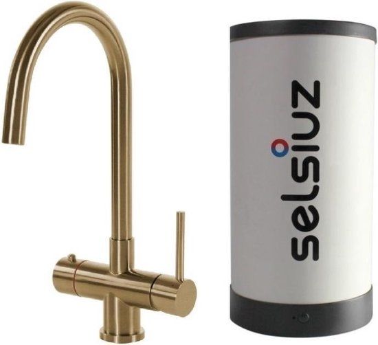 Selsiuz Rond Gold / Goud met Single boiler
