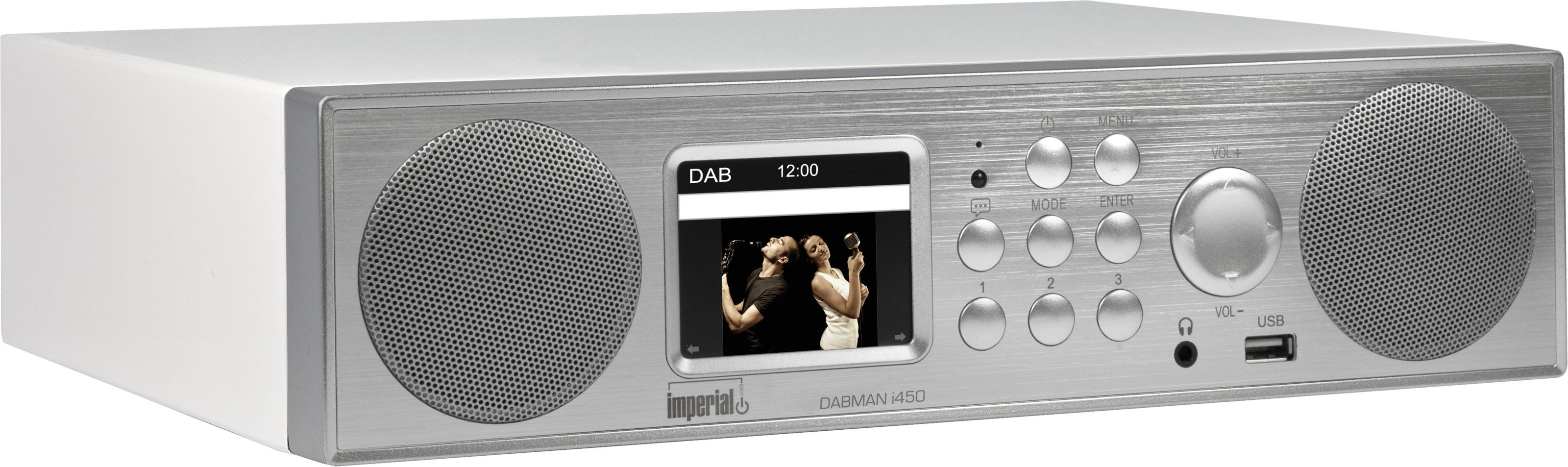 Imperial Telestar DABMAN i450 Draagbare Radio - DAB+, FM, Bluetooth - Zilver