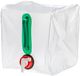 BCB Opvouwbare jerrycan CT026 10 liter siliconen doorzichtig