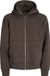 JACK&JONES JCOCOVER SCUBA SWEAT ZIP HOOD SN Heren M Seal Brown