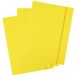 D.RECT Pak van 25 kartonnen mappen, postmappen met elastische band, 300 g geel